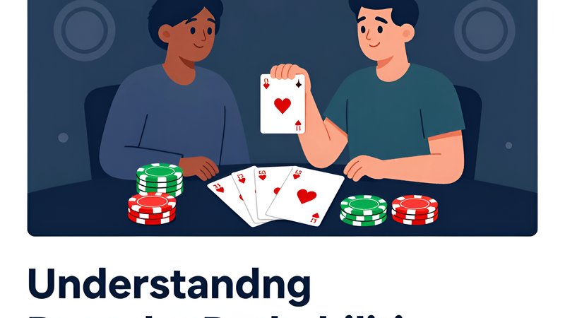 Абстрактная иллюстрация с графиками вероятностей для стратегии игры в онлайн-баккару на платформе Russell's Store