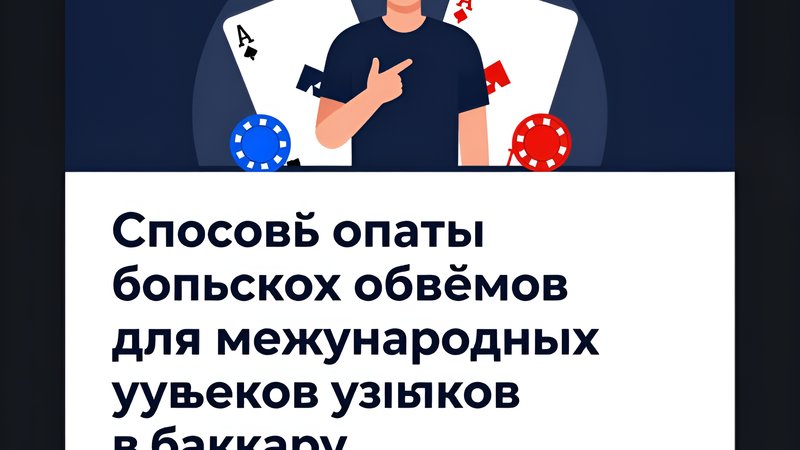 Современные способы оплаты крупных сумм для международных игроков в баккару на платформе Russell's Store